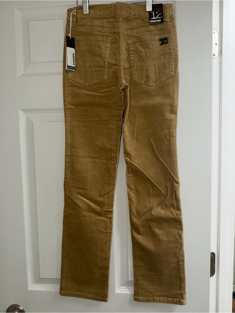 NWT Brixton Boys Corduroy Pants | CHOOSE SIZE | Khaki Tan